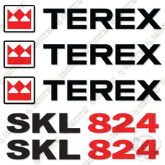 Fits Terex SKL824 Decal Kit Wheel Loader