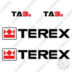 Fits Terex TA3s Decal Kit Site Dumper