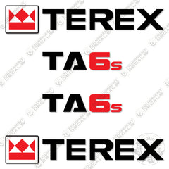 Fits Terex TA6s Decal Kit Site Dumper