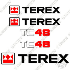 Fits Terex TC48 Decal Kit Mini Excavator