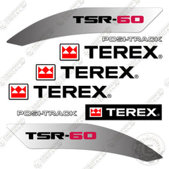 Fits Terex TSR60 Decal Kit Skid Steer