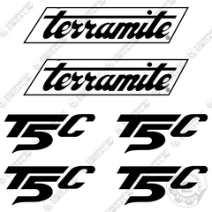 Fits Terramite T5C Decal Kit Street Sweeper
