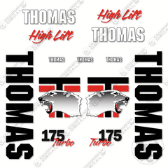 Fits Thomas T175 Decal Kit Skid Steer
