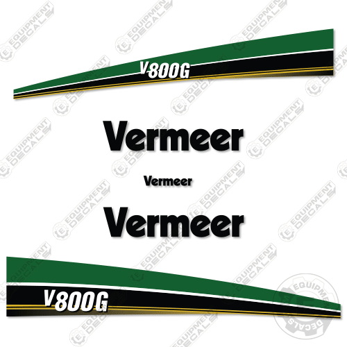 Fits Vermeer V800G Decal Kit Vacuum Excavator