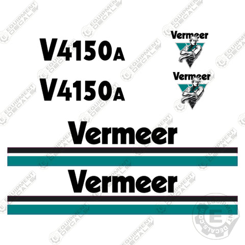 Fits Vermeer 4150A Trencher Decal Kit