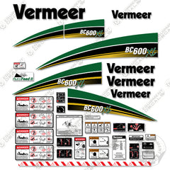 Fits Vermeer BC 600 XL Brush Chipper Decal Kit