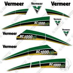 Fits Vermeer BC 1000 XL Tier 4 Brush Chipper Decal Kit