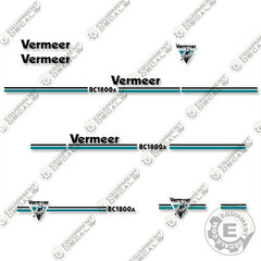 Fits Vermeer 1800A Decal Kit Chipper