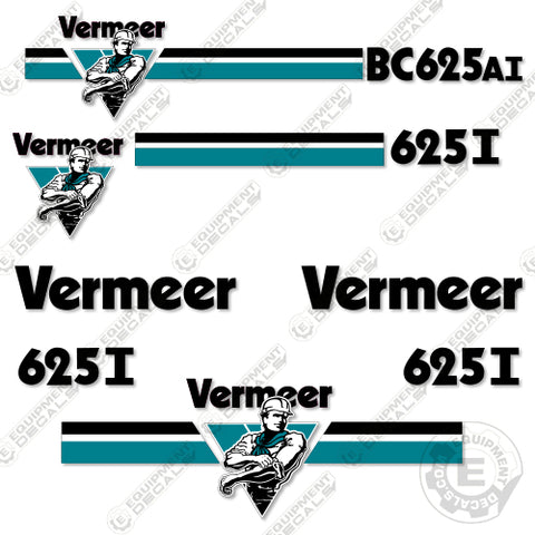 Fits Vermeer BC625AI Decal Kit Wood Chipper