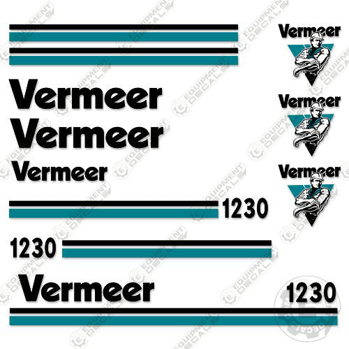 Fits Vermeer BC 1230 Brush Chipper Decal Kit