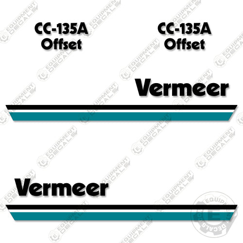 Fits Vermeer CC-135A Decal Kit Rock Saw