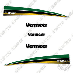 Fits Vermeer CS500GT Decal Kit Compact Industrial Vacuum