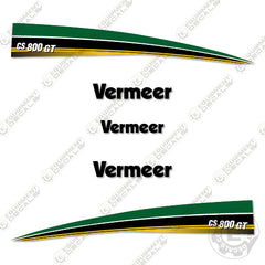 Fits Vermeer CS800GT Decal Kit Compact Industrial Vacuum