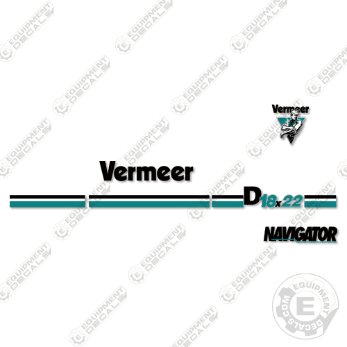Fits Vermeer D18x22 Decal Kit Directional Boring Machine