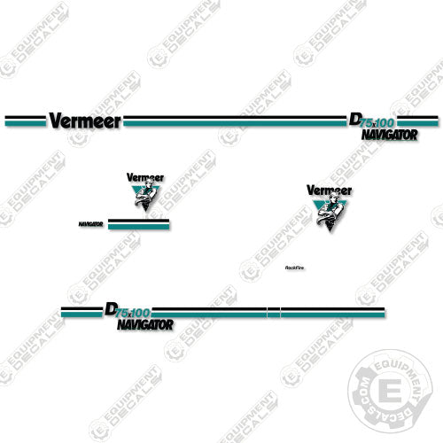 Fits Vermeer D75x100 Decal Kit Directional Drill