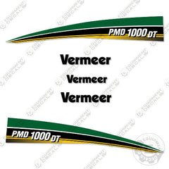 Fits Vermeer PMD1000DT Decal Kit Vacuum Excavator