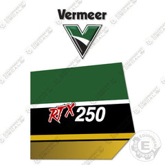 Fits Vermeer RTX250 Decal Kit Stump Grinder