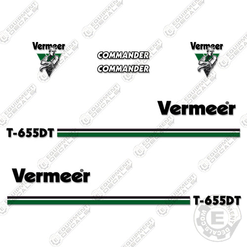 Fits Vermeer T-655DT Track Trencher Decal Kit