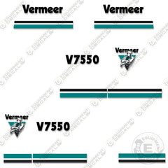 Fits Vermeer V 7550 Decal Kit Trencher