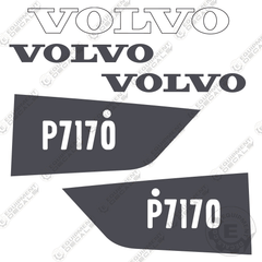 Fits Volvo P7170 Decal Kit Asphalt Paver