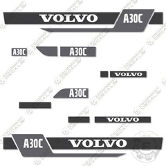 Fits Volvo A30C Decal Kit Articulated Dump Truck