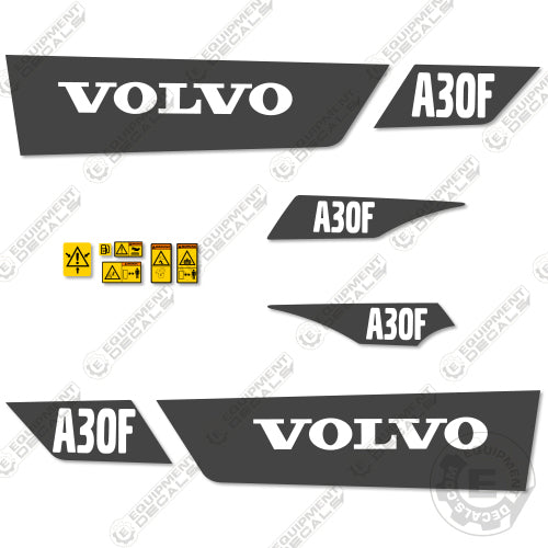 Fits Volvo A30F Decal Kit Articulated Dump Truck