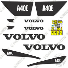Fits Volvo A40E Decal Kit Articulated Dump Truck