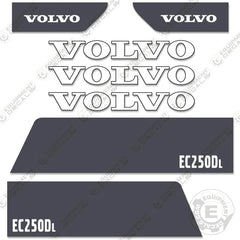 Fits Volvo EC250DL Decal Kit Excavator