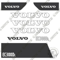 Fits Volvo EC300DL Decal Kit Excavator