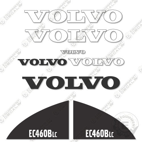 Fits Volvo EC460B LC Decal Kit Excavator