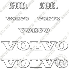 Fits Volvo EC480EL Decal Kit Excavator