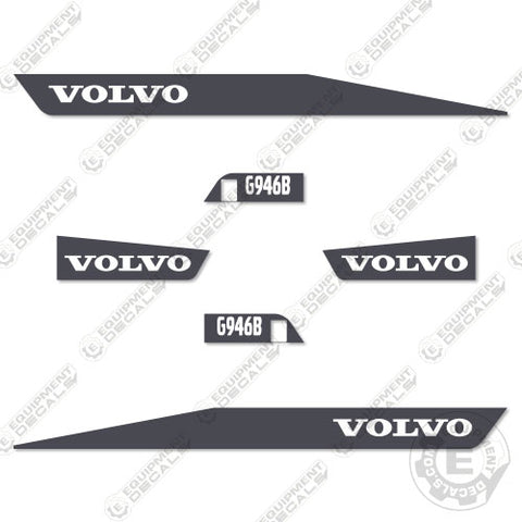 Fits Volvo G946B Decal Kit Motor Grader - Scraper