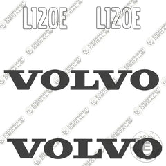 Fits Volvo L120E Decal Kit Wheel Loader