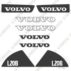 Fits Volvo L20B Decal Kit Wheel Loader