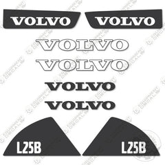 Fits Volvo L25B Decal Kit Wheel Loader