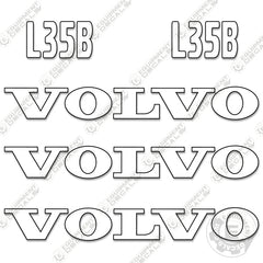 Fits Volvo L35B Decal Kit Wheel Loader