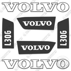 Fits Volvo L30G Decal Kit Wheel Loader
