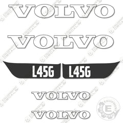 Fits Volvo L45G Decal Kit Wheel Loader