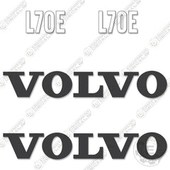 Fits Volvo L70E Decals Wheel Loader Equipment Decals