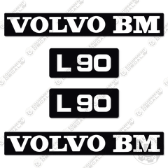 Fits Volvo L90 Decal Kit Wheel Loader