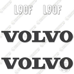 Fits Volvo L90F Decals Wheel Loader Equipment Decals