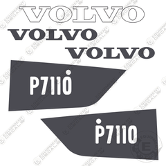 Fits Volvo P7110 Decal Kit Asphalt Paver