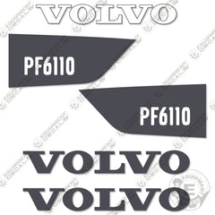 Fits Volvo PF6110 Decal Kit Asphalt Paver
