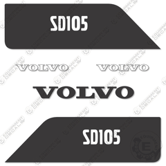 Fits Volvo SD105 Decal Kit Compactor