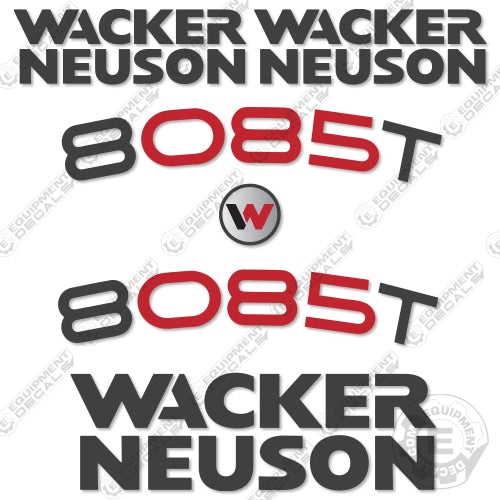 Fits Wacker Neuson 8085T Decal Kit Wheel Loader – Equipment Decals