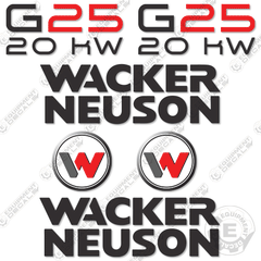 Fits Wacker Neuson G25 Decal Kit Generator