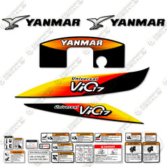 Fits Yanmar Vio 17 Mini Excavator Decal Kit